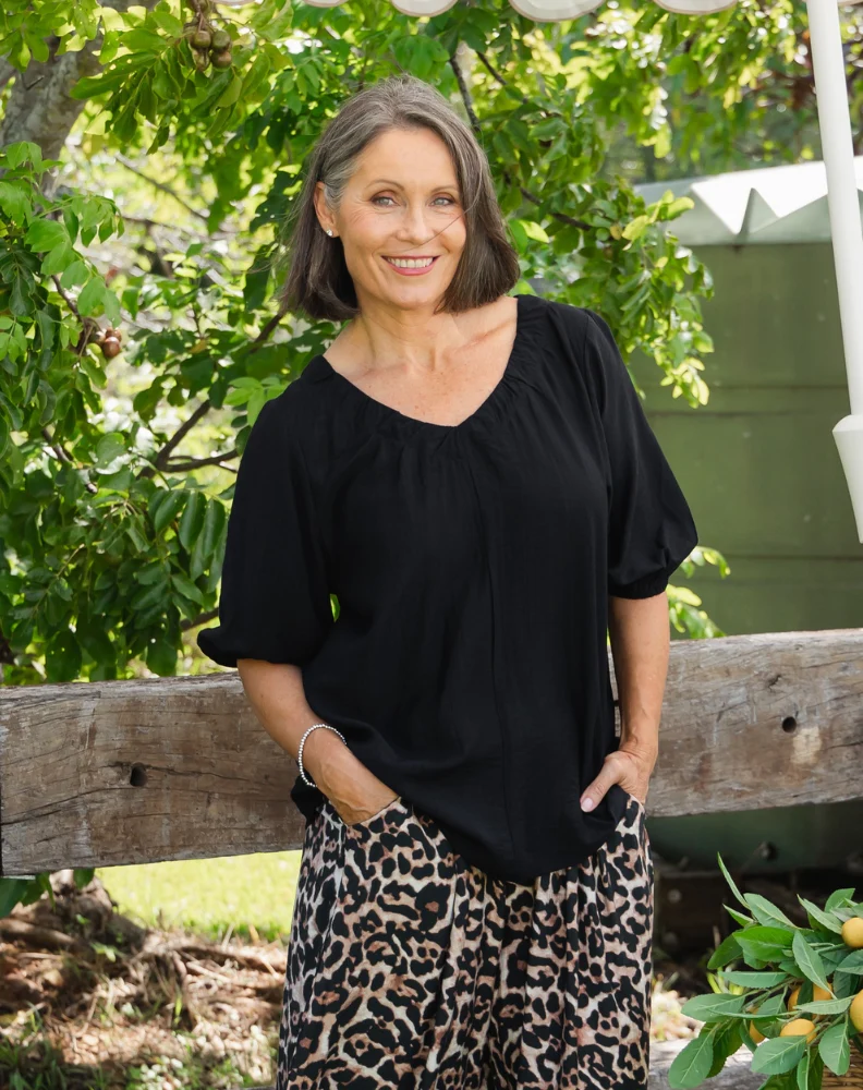 Lucy Top - Black - Image 4