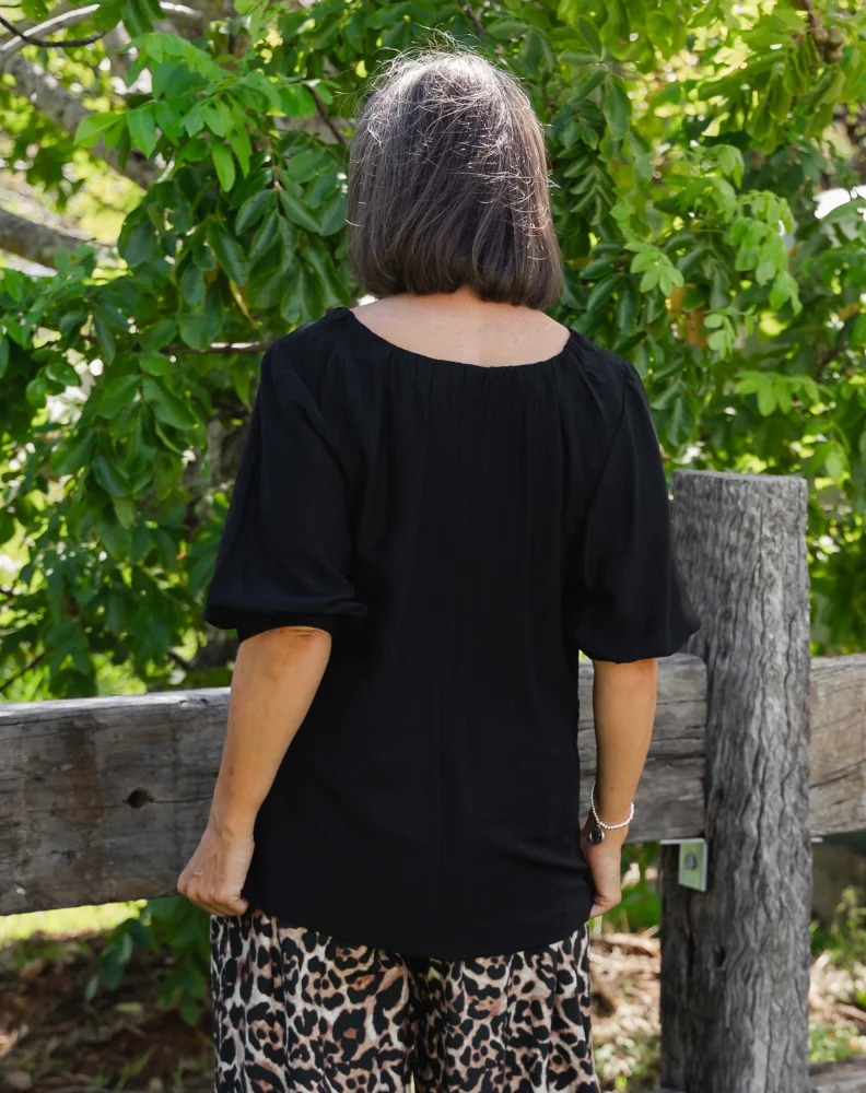 Lucy Top - Black - Image 8