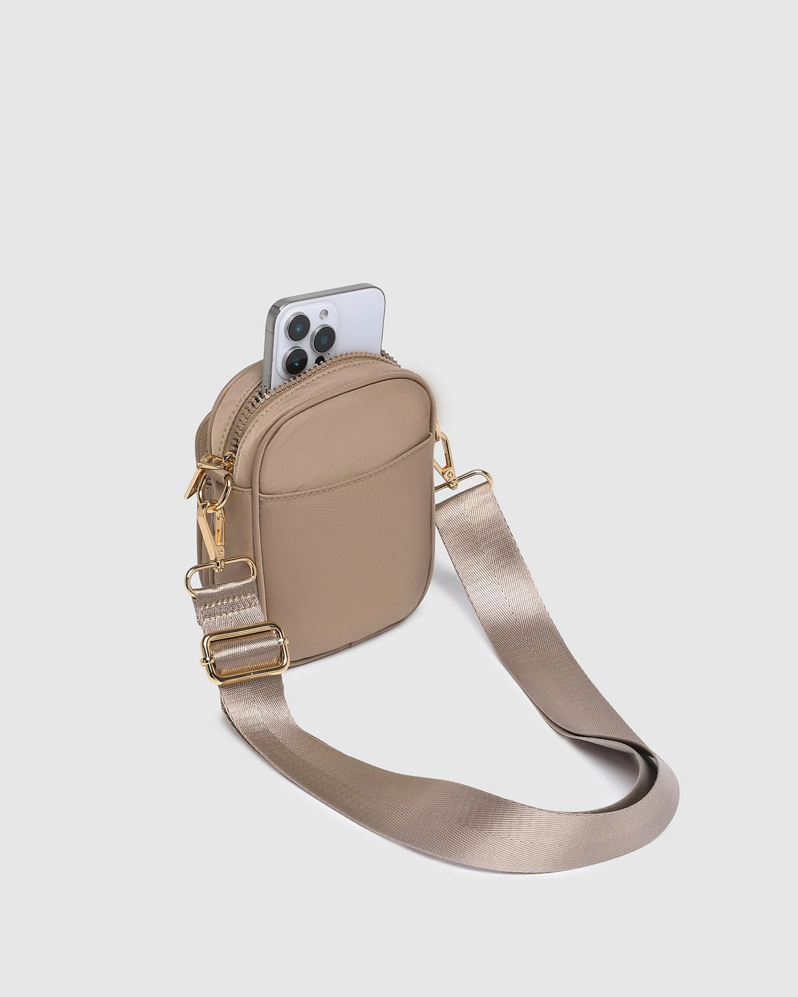 Lyla Phone Bag - Mocha - Image 4