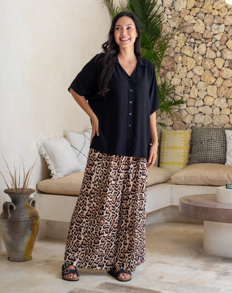 Maddie Shirt - Black - Image 2
