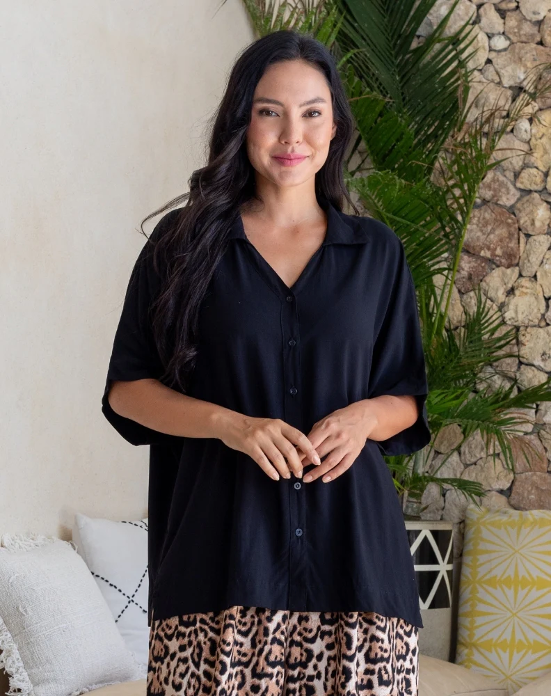 Maddie Shirt - Black - Image 5