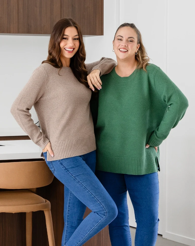 Maple Cotton Knit - Sage - Image 4