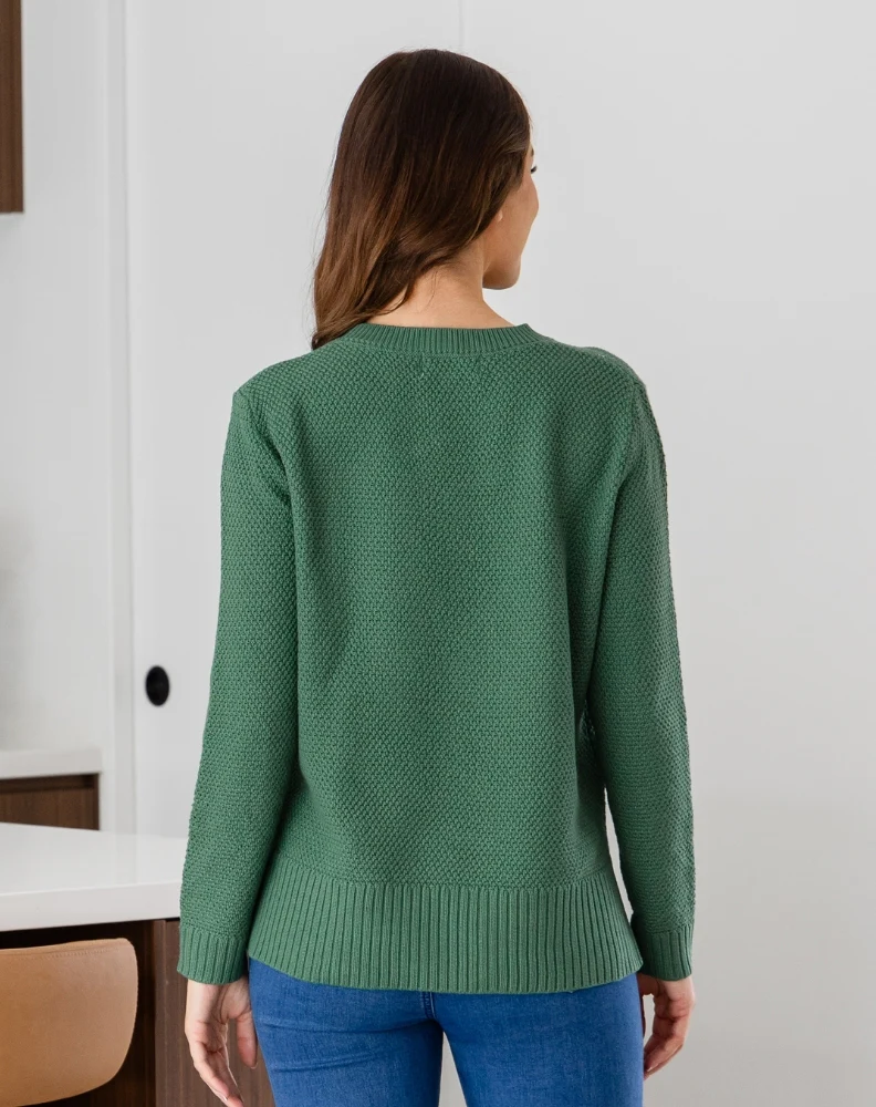Maple Cotton Knit - Sage - Image 7
