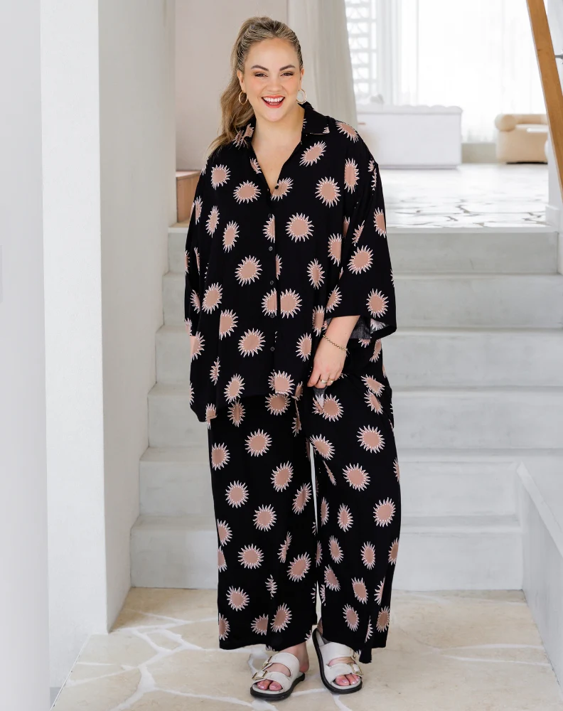 Millie Oversized Top - Sunrise - Image 3