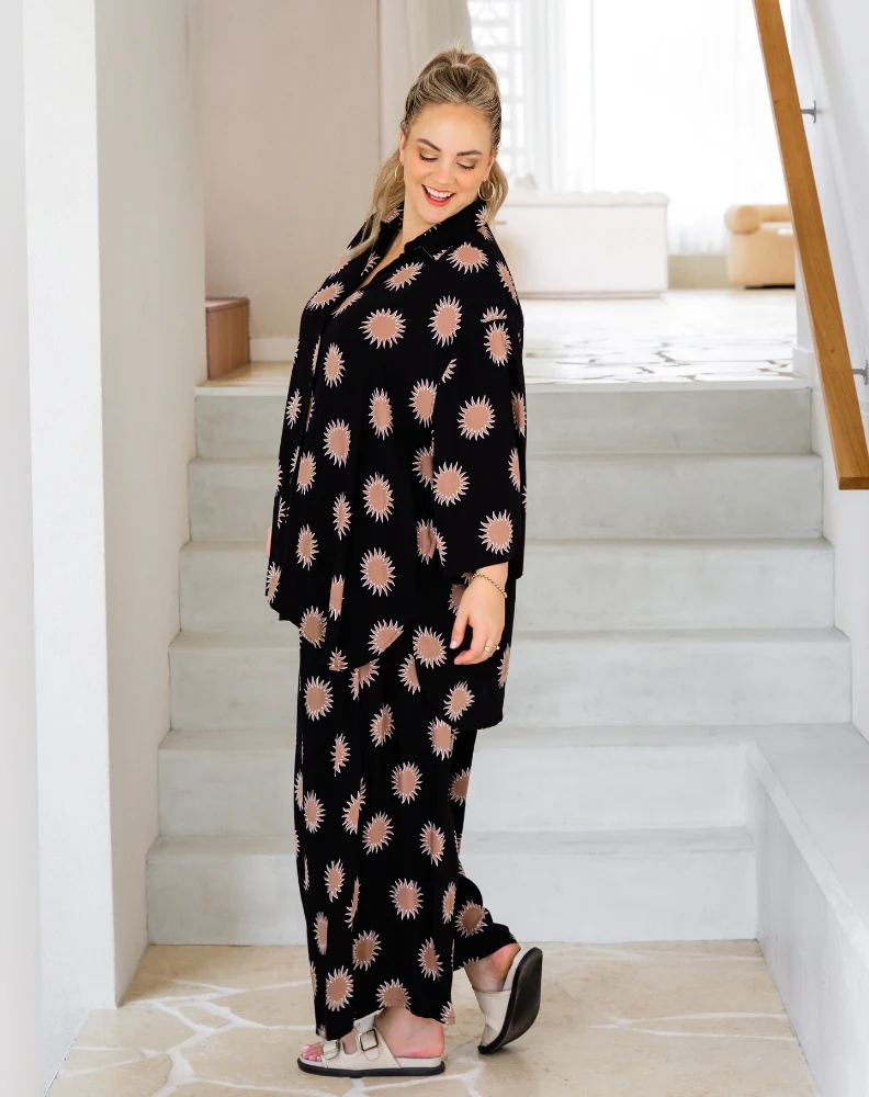 Millie Oversized Top - Sunrise - Image 4