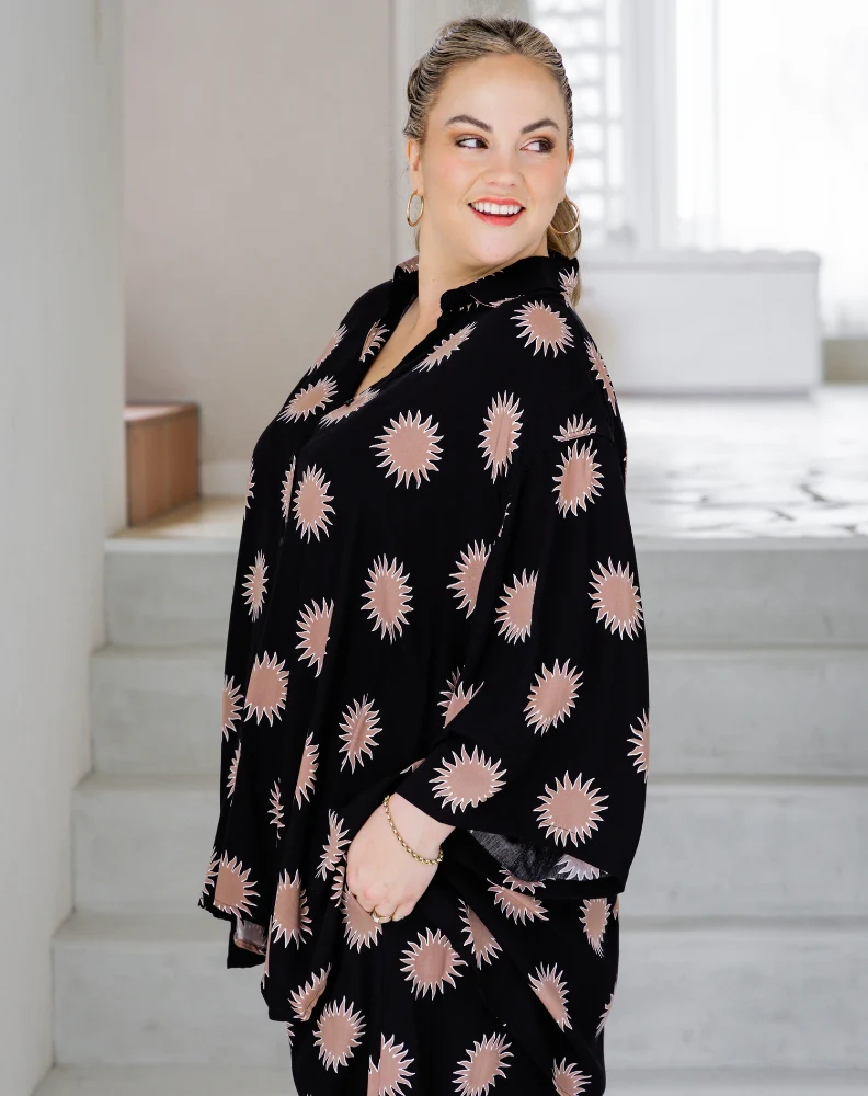 Millie Oversized Top - Sunrise - Image 5