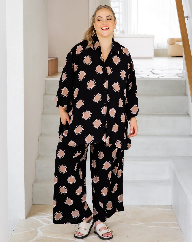 Millie Oversized Top - Sunrise - Image 6