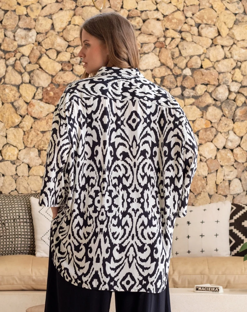 Millie Oversized Top - Tribal - Image 11