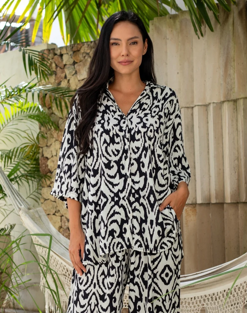 Millie Oversized Top - Tribal - Image 12