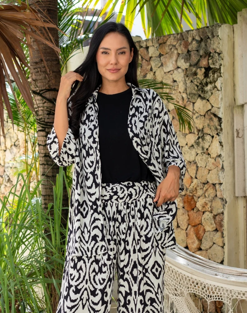 Millie Oversized Top - Tribal - Image 7