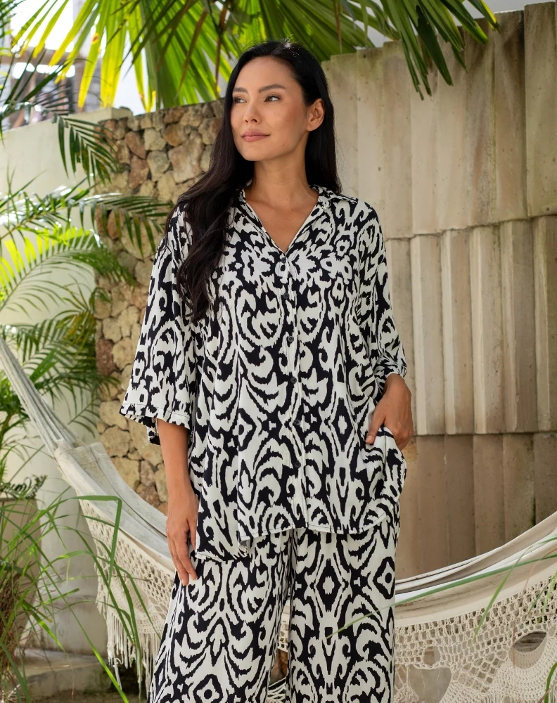 Millie Oversized Top - Tribal - Image 8