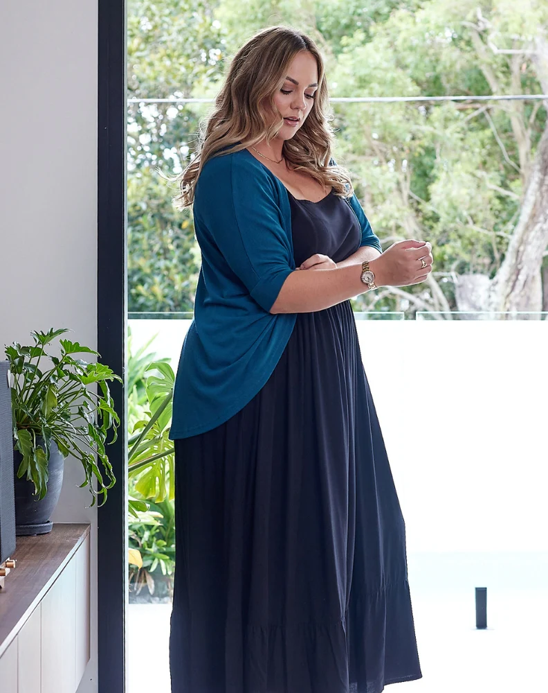 Mini Shrug - Teal - Image 7