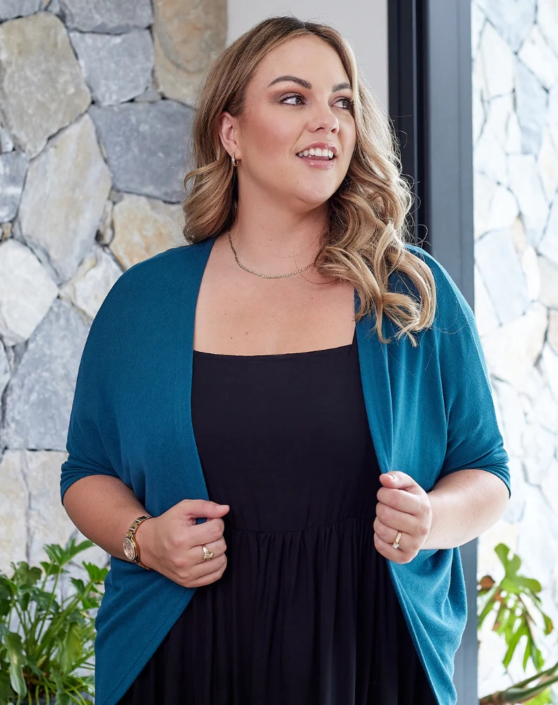 Mini Shrug - Teal - Image 8