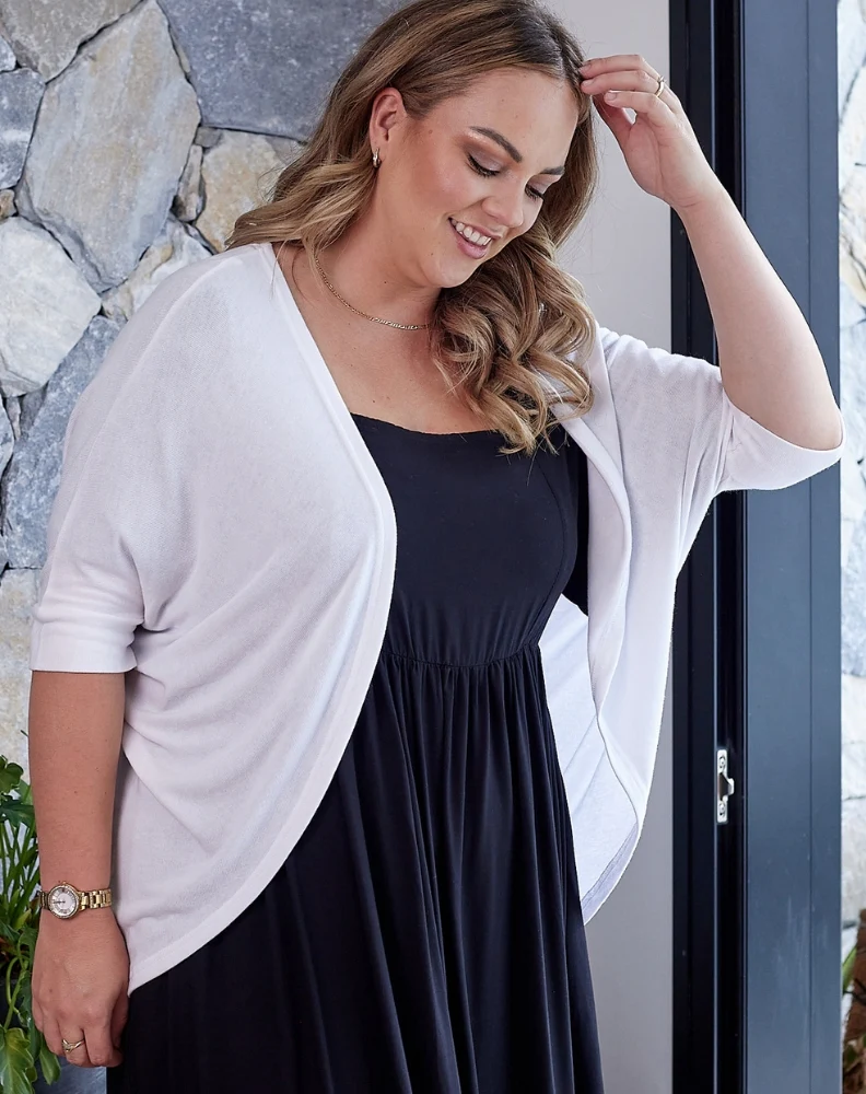 Mini Shrug - White - Image 6