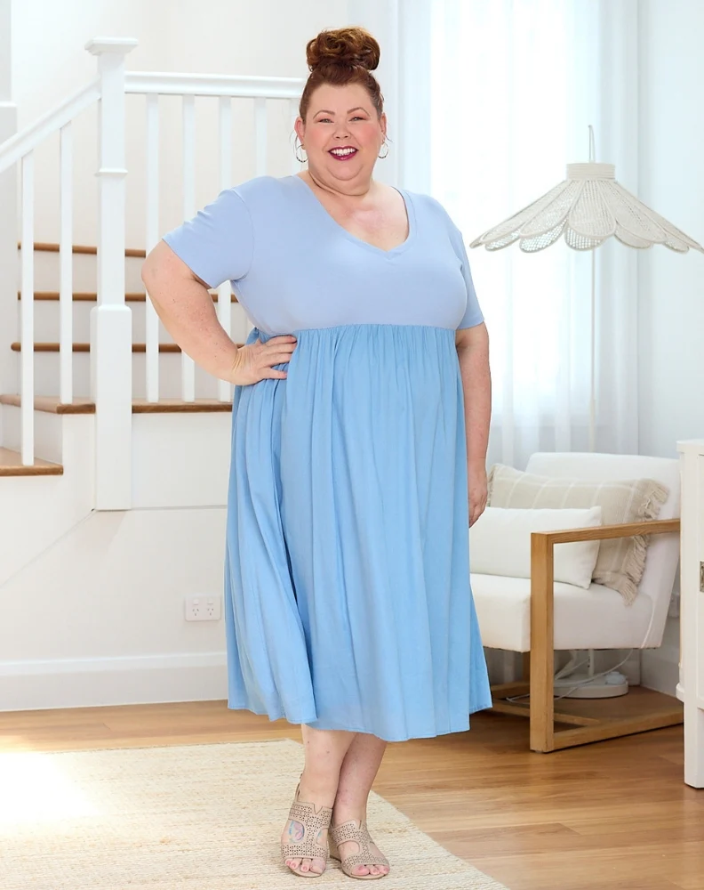 Ricki Dress - Blue - Image 12