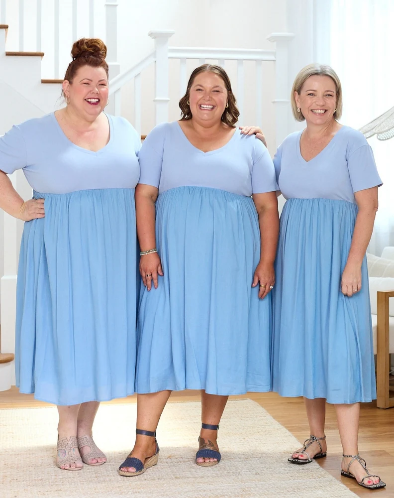 Ricki Dress - Blue - Image 3