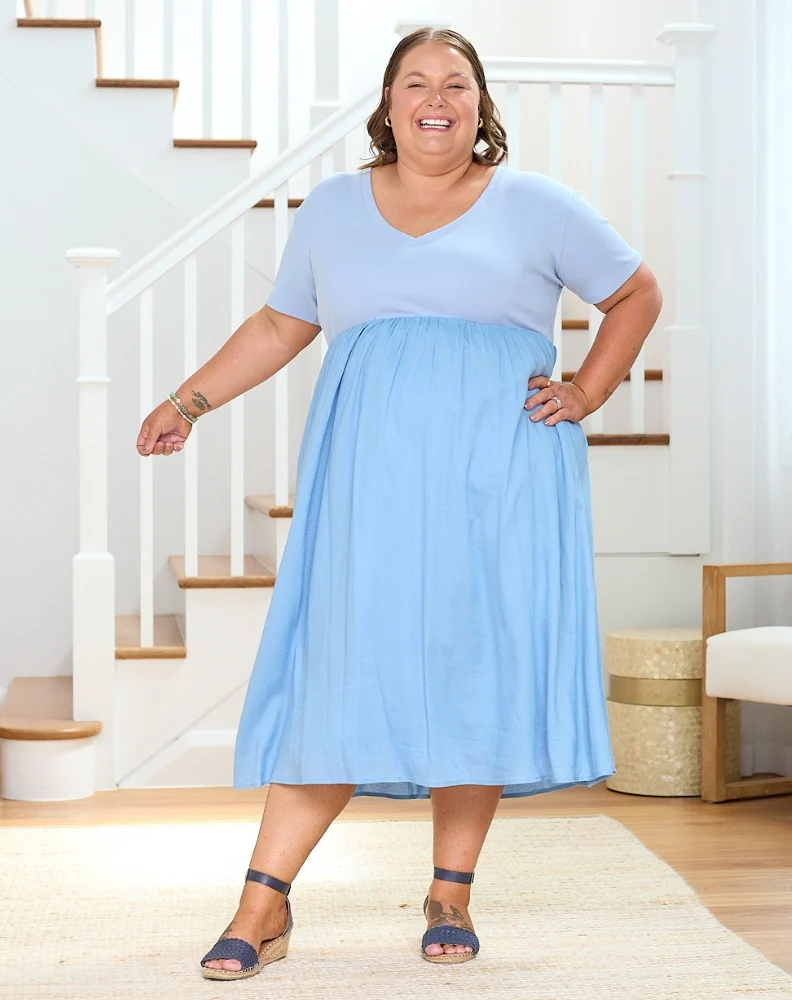 Ricki Dress - Blue - Image 6
