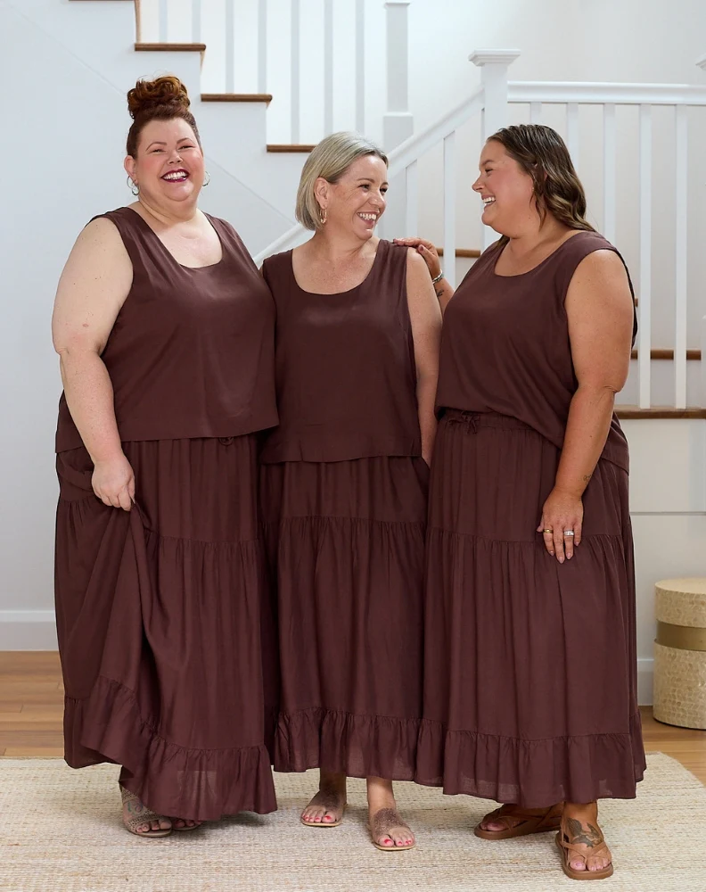 Sutton Skirt - Chocolate - Image 6