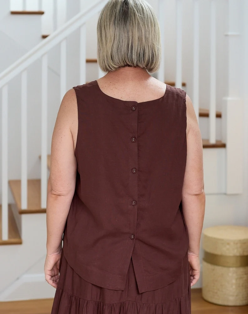 Jessie Top - Chocolate - Image 3
