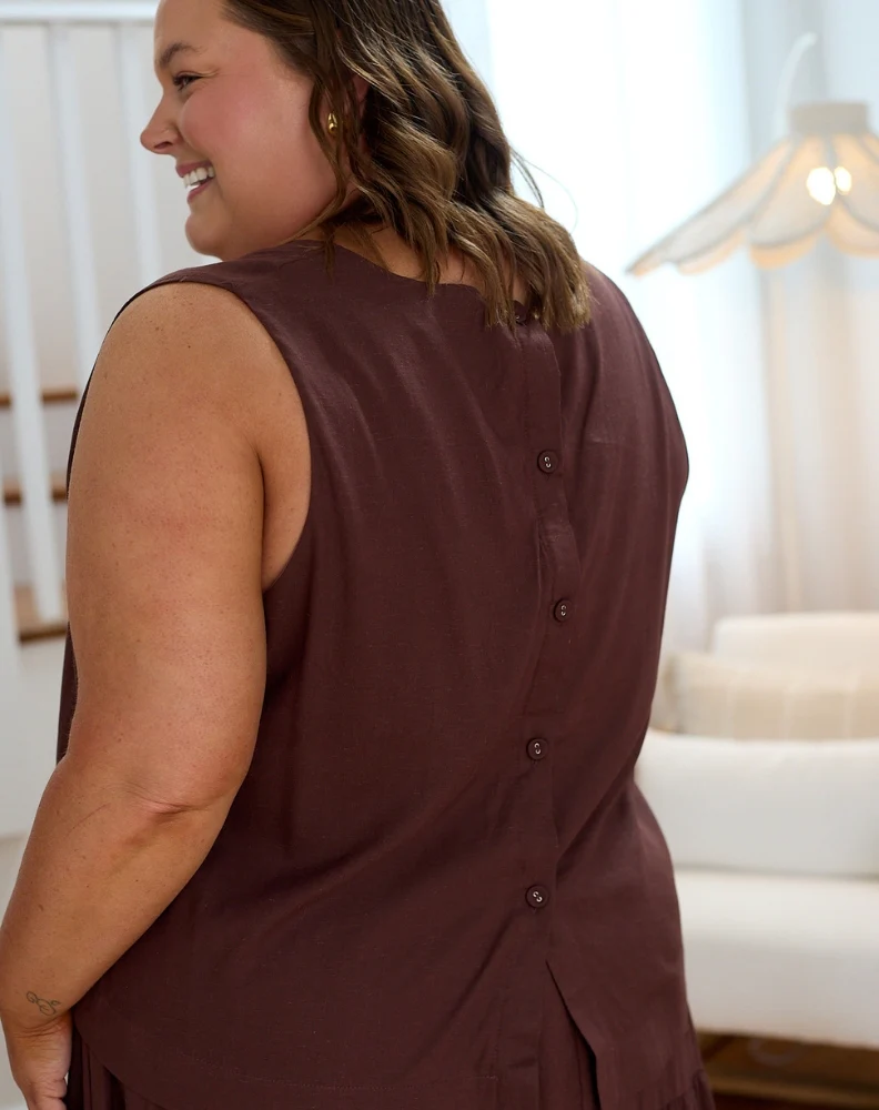 Jessie Top - Chocolate - Image 7