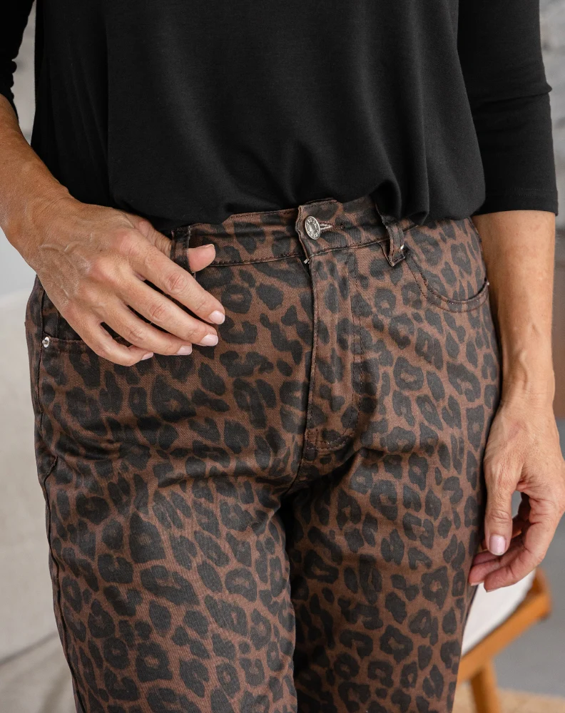 Jo Pants - Leopard - Image 4
