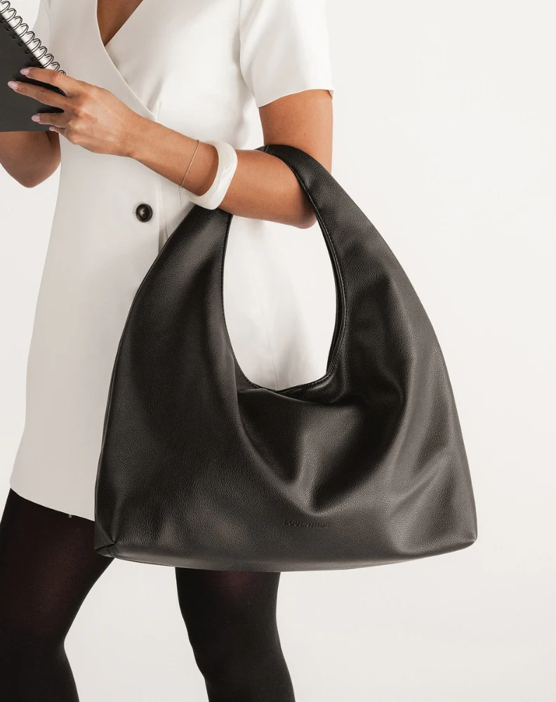 Monaco Shoulder Bag - Black - Image 4