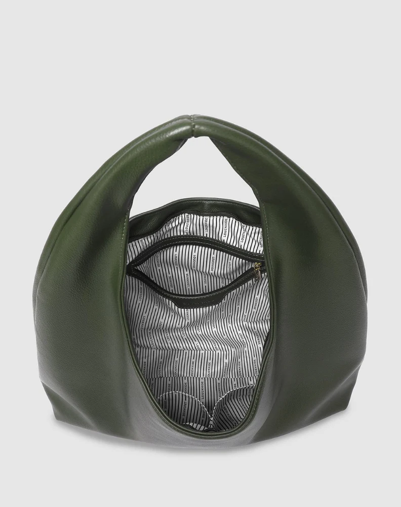 Monaco Shoulder Bag - Olive - Image 3