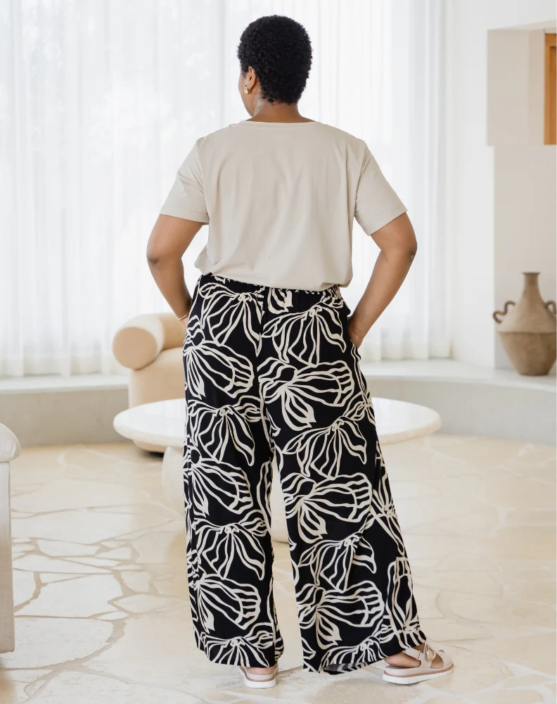 Morgan Pants - Midnight Palm - Image 5