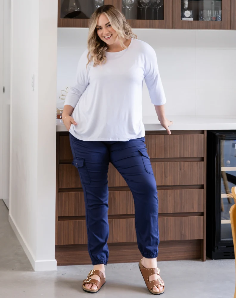 Navy Cargo Jogger - Image 8