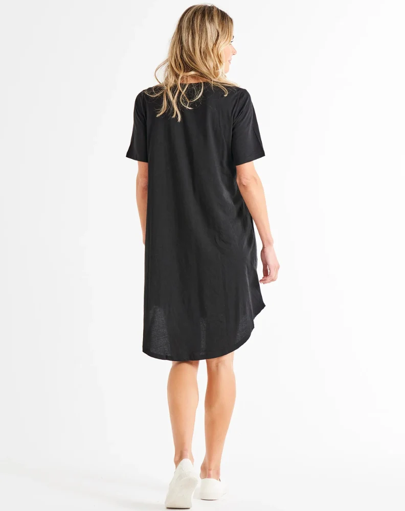 Nyree Dress - Black - Image 3
