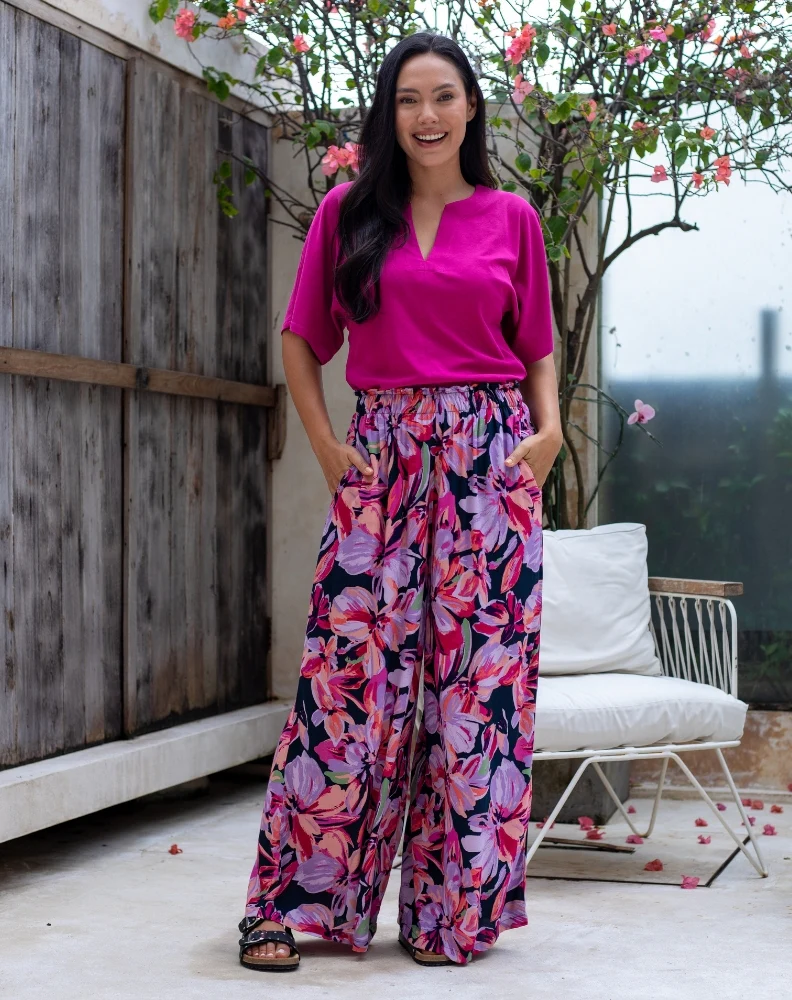 Paige Pants - Lilac Floral - Image 10