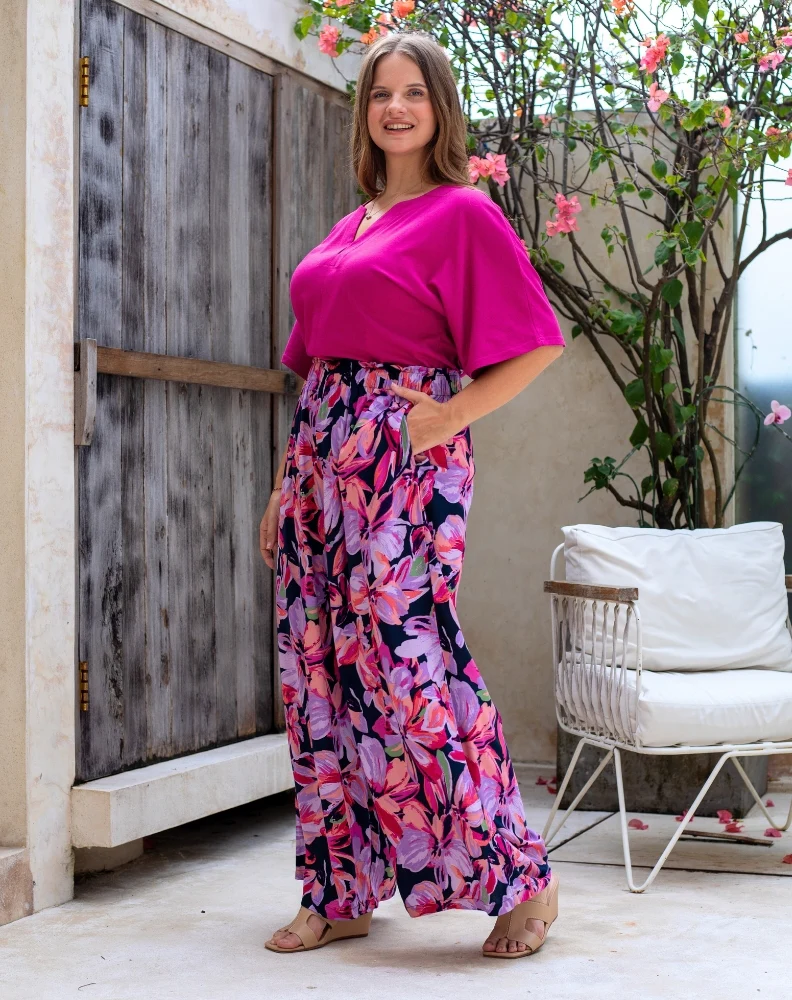 Paige Pants - Lilac Floral - Image 11