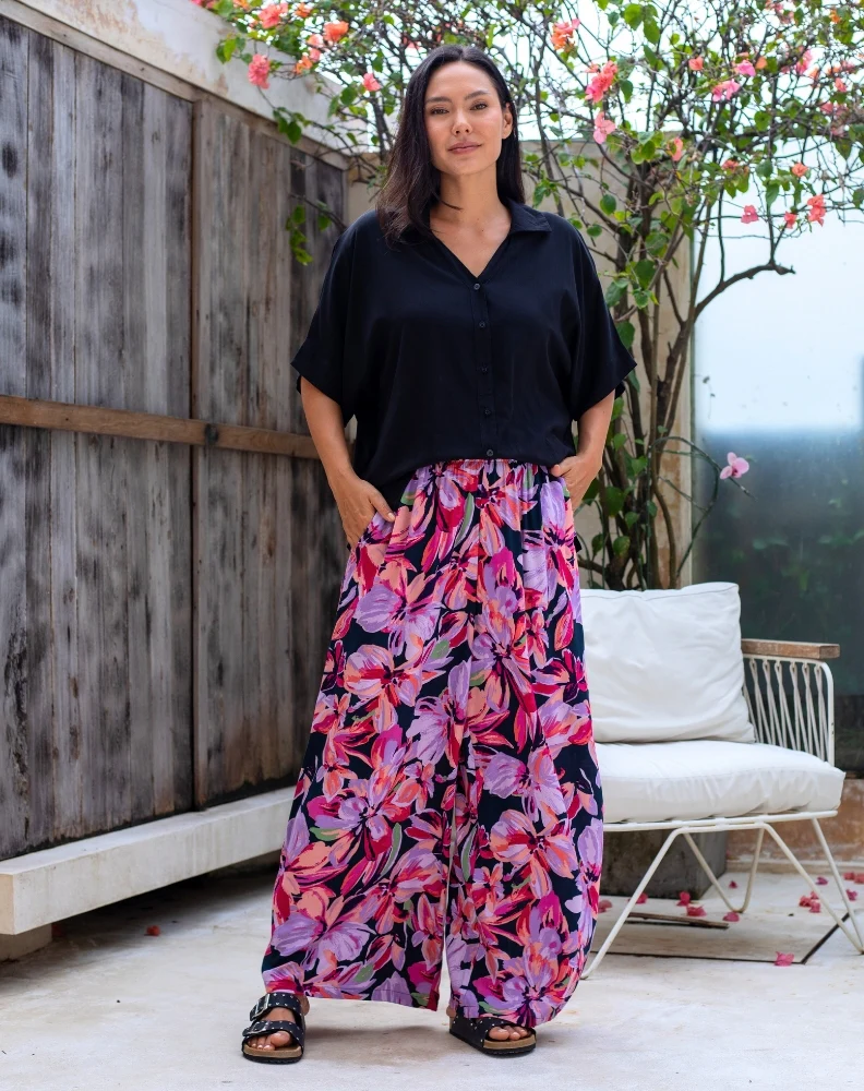 Paige Pants - Lilac Floral - Image 12