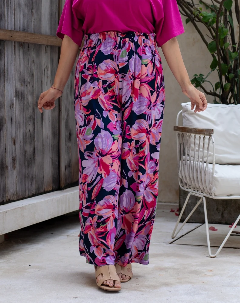 Paige Pants - Lilac Floral - Image 2