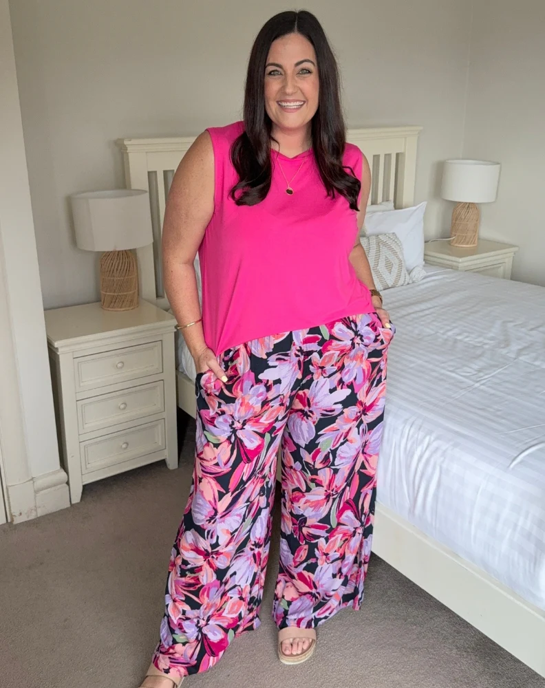 Paige Pants - Lilac Floral - Image 5