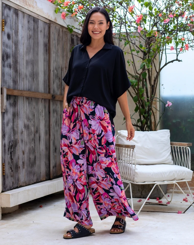 Paige Pants - Lilac Floral - Image 6