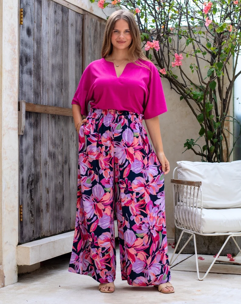 Paige Pants - Lilac Floral - Image 7