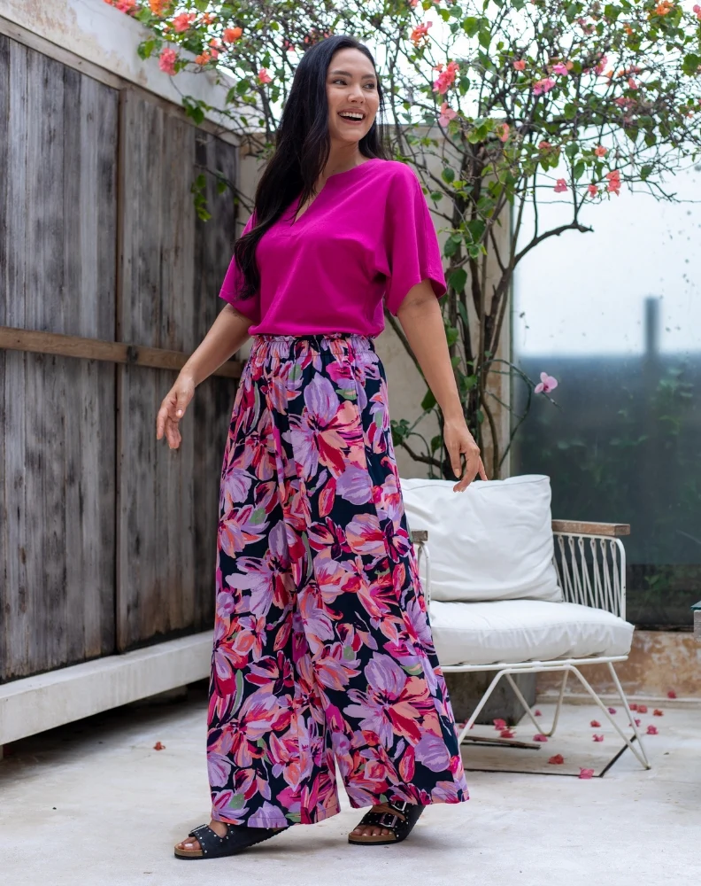 Paige Pants - Lilac Floral - Image 8