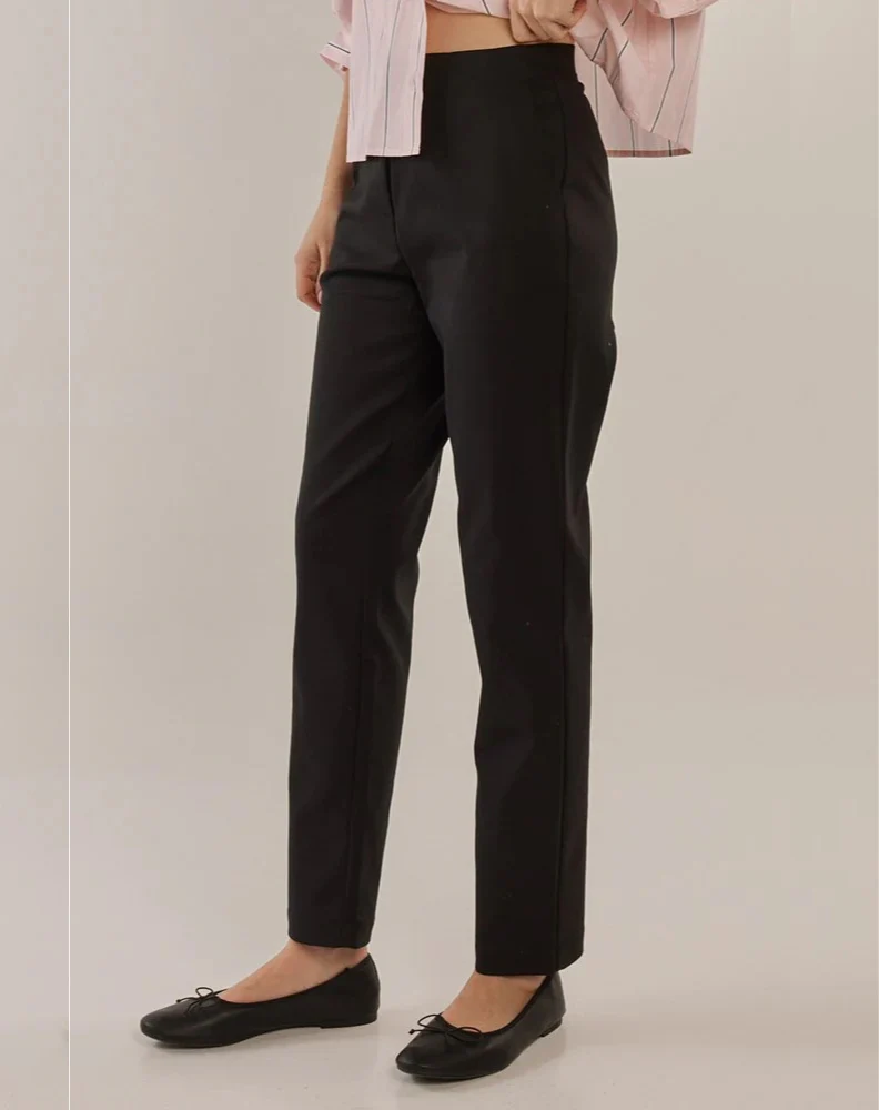 Paloma Straight Leg Pant - Black - Image 2