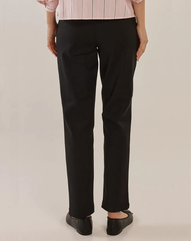 Paloma Straight Leg Pant - Black - Image 3