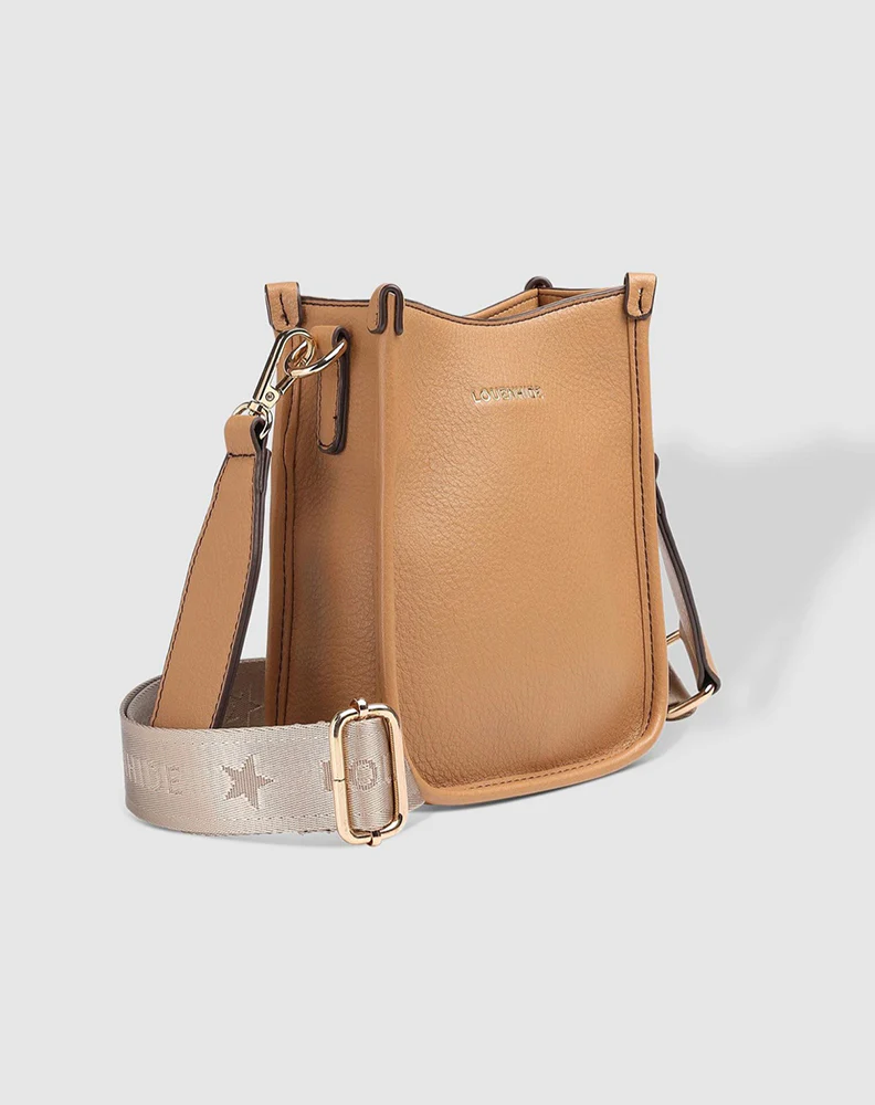 Parker Phone Crossbody Bag - Camel - Image 3