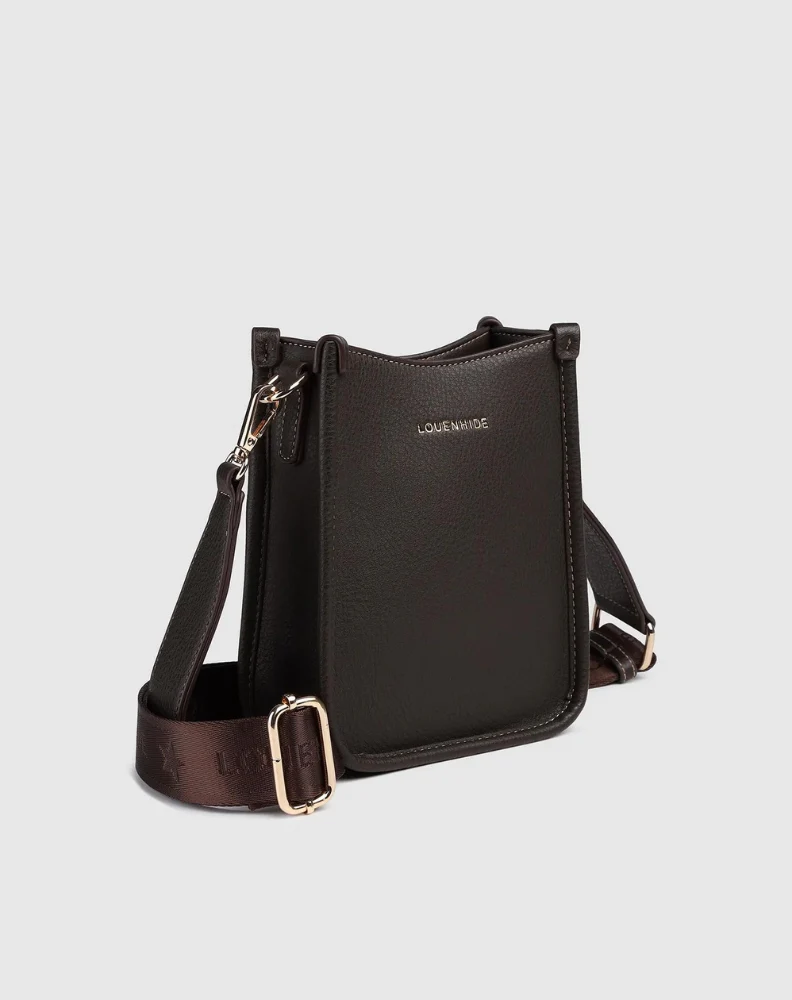 Parker Phone Crossbody Bag - Chocolate - Image 3