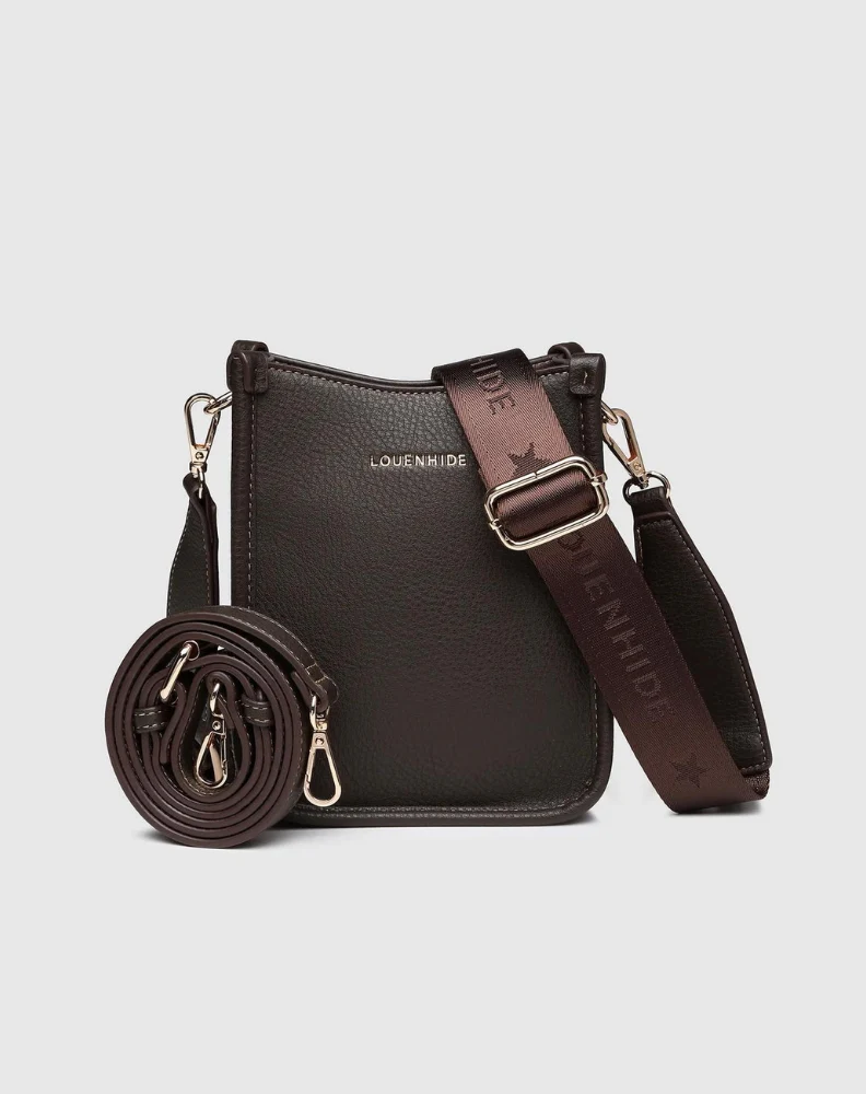 Parker Phone Crossbody Bag - Chocolate - Image 5
