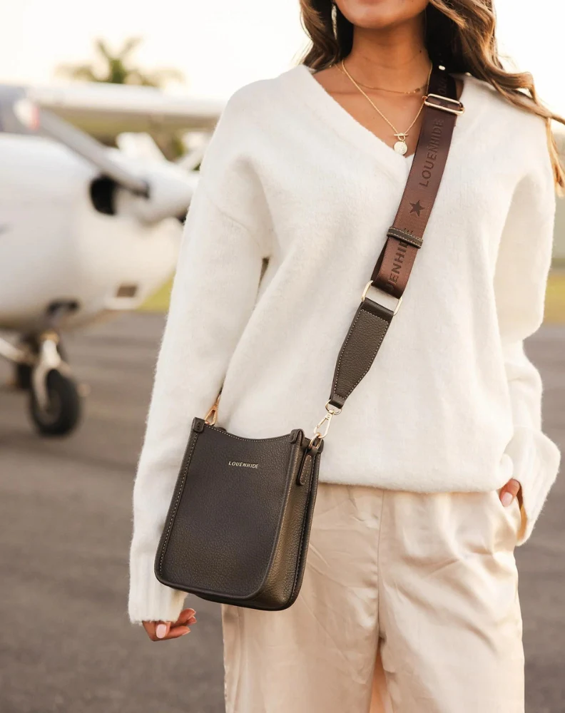 Parker Phone Crossbody Bag - Chocolate - Image 7