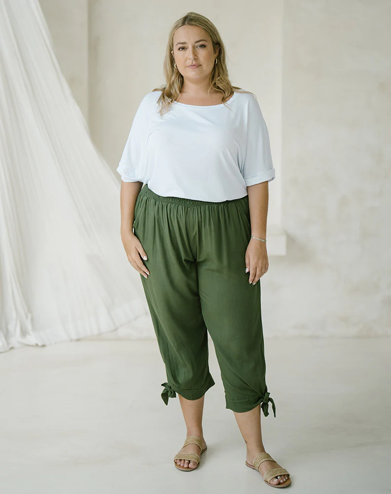 Peace Out Pants - Olive - Image 5