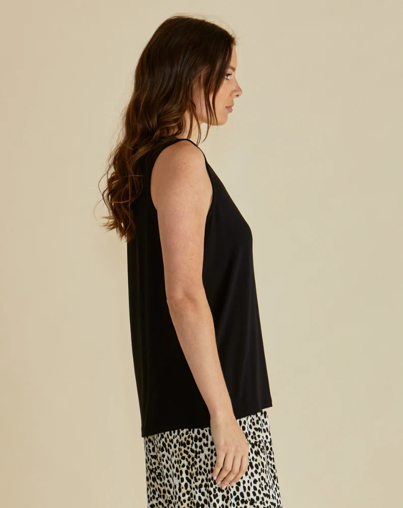 Positano Tank - Black - Image 2