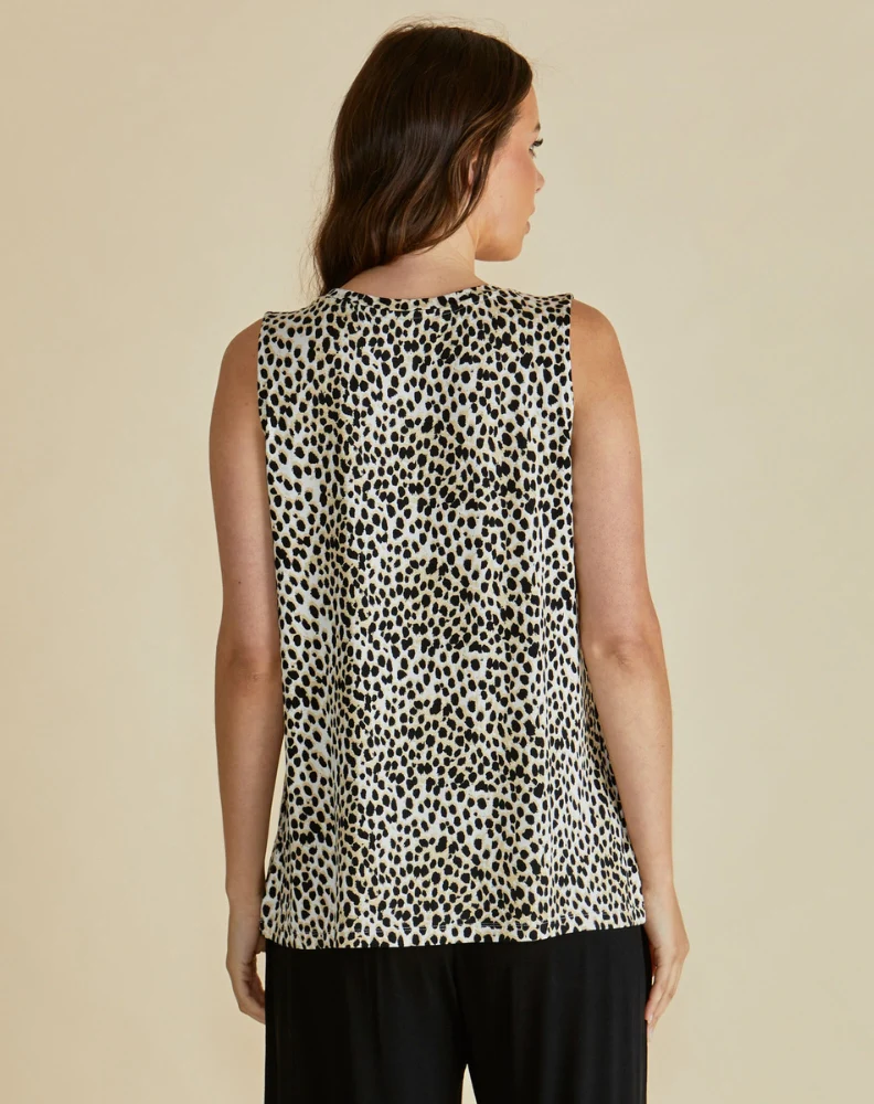Positano Tank - Cheetah Neutral - Image 4