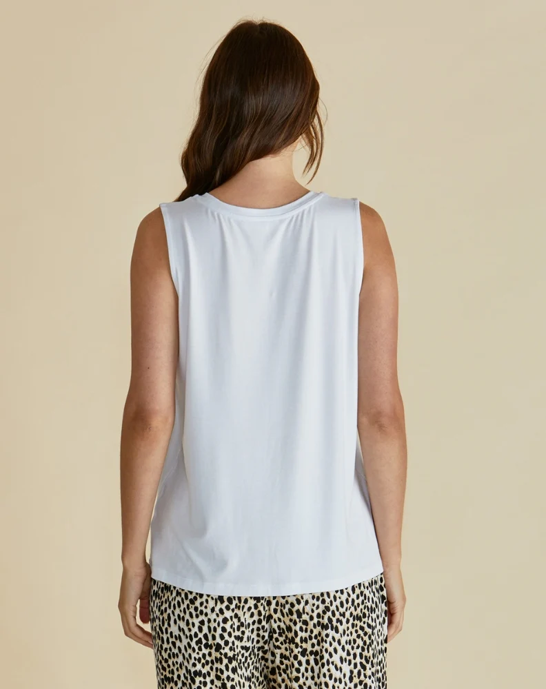 Positano Tank - White - Image 4