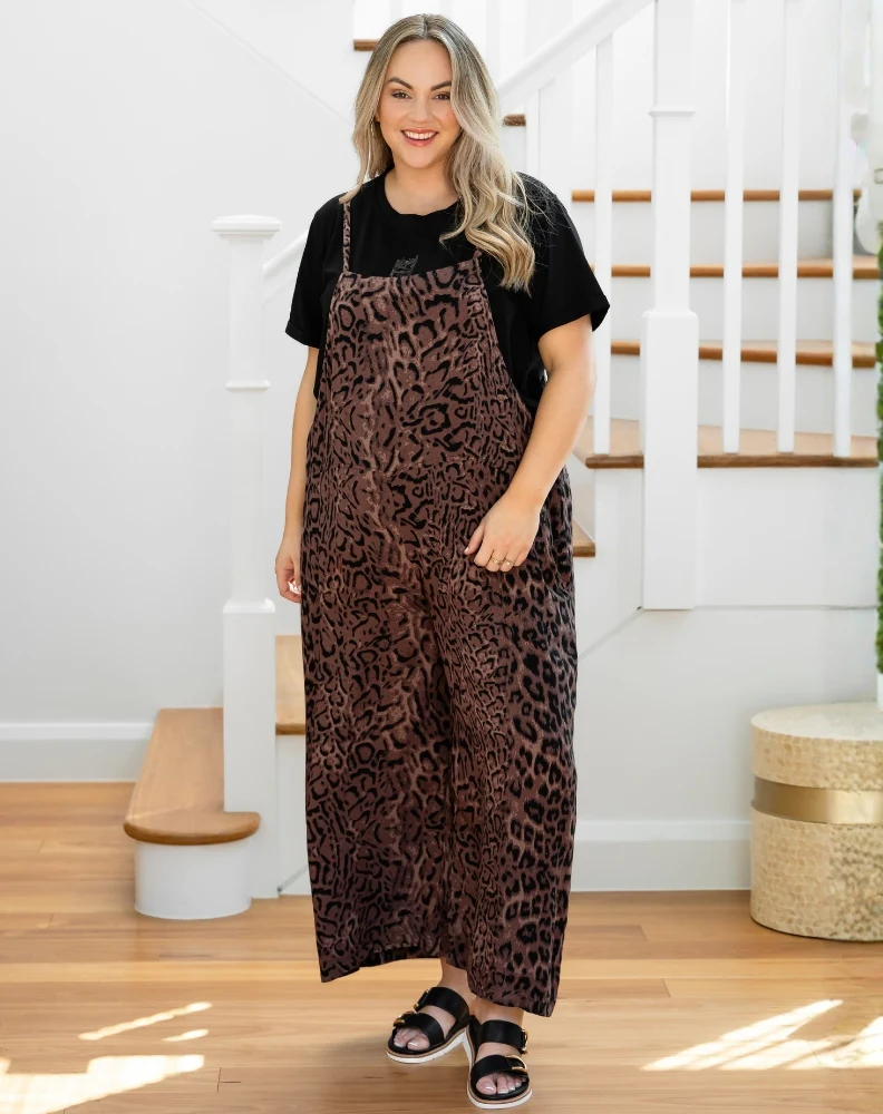 Rayon Overall - Leopard - Image 3