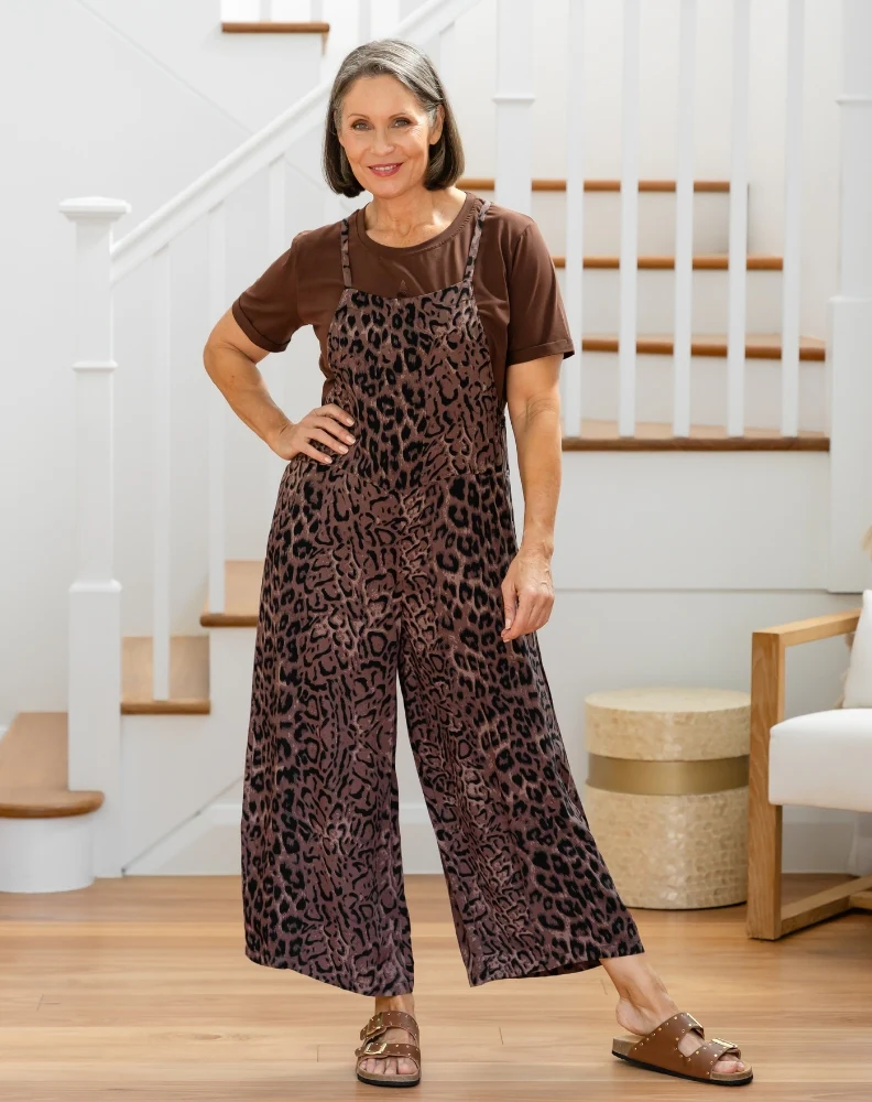 Rayon Overall - Leopard - Image 6